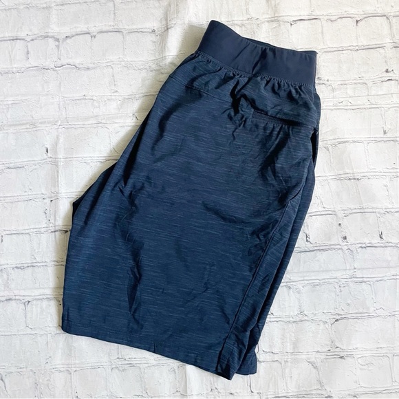 Men’s Lululemon Heathered Blue The Short 9” Athletic Shorts - Picture 1 of 6